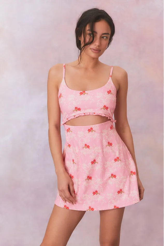 Active Women LoveShackFancy Astoria Printed Active Dress Rosy Romance