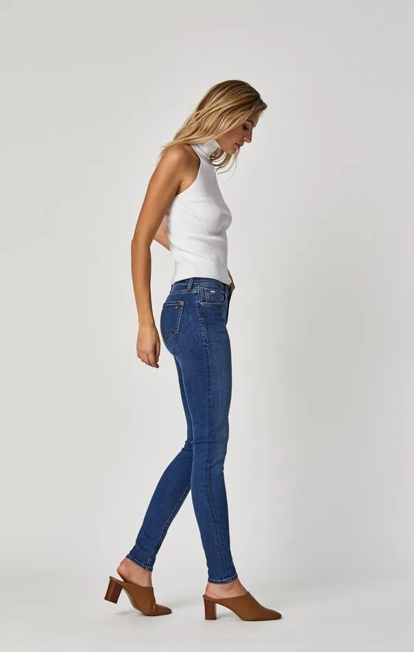 Adriana Mid Rise Super Skinny In Indigo SuperSoft Women Mavi Jeans Denim Adriana Mid Rise Super Skinny In Indigo SuperSoft Women Mavi Jeans Denim