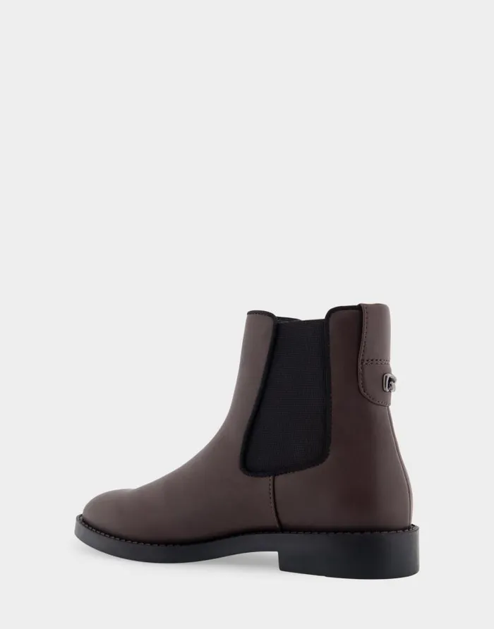 Aerosoles Comfortable Women039s Ankle Boot In Brown Faux Leather Java Faux Leather Women Heeled Boots