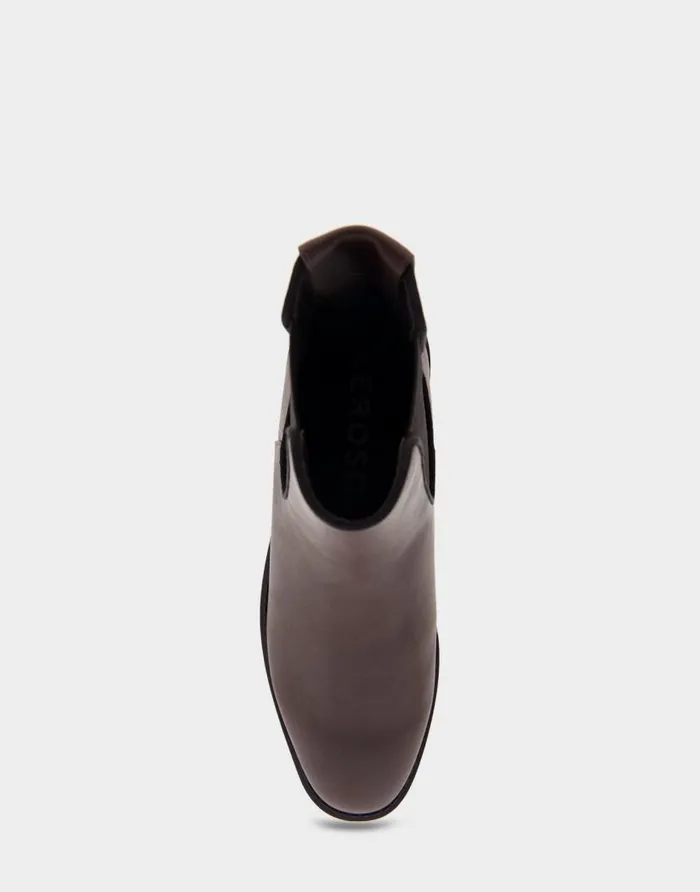 Aerosoles Comfortable Women039s Ankle Boot In Brown Faux Leather Java Faux Leather Women Heeled Boots