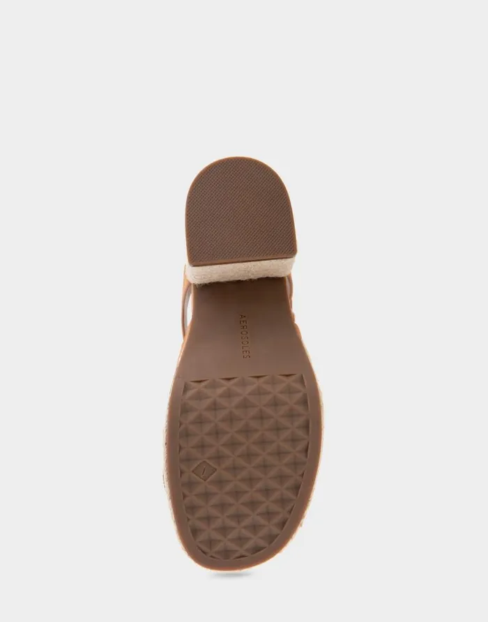 Aerosoles Comfortable Women039s Asymmetrical Molded Footbed Platform Sandal In Cipria Suede Cipria Suede Women Platforms