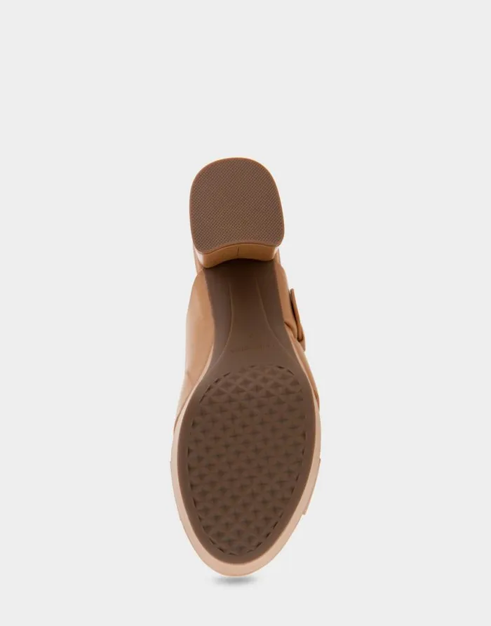 Aerosoles Comfortable Women039s Crisscross Platform Slide Sandal In Doe Leather Doe Leather Women Wide Width Sandals