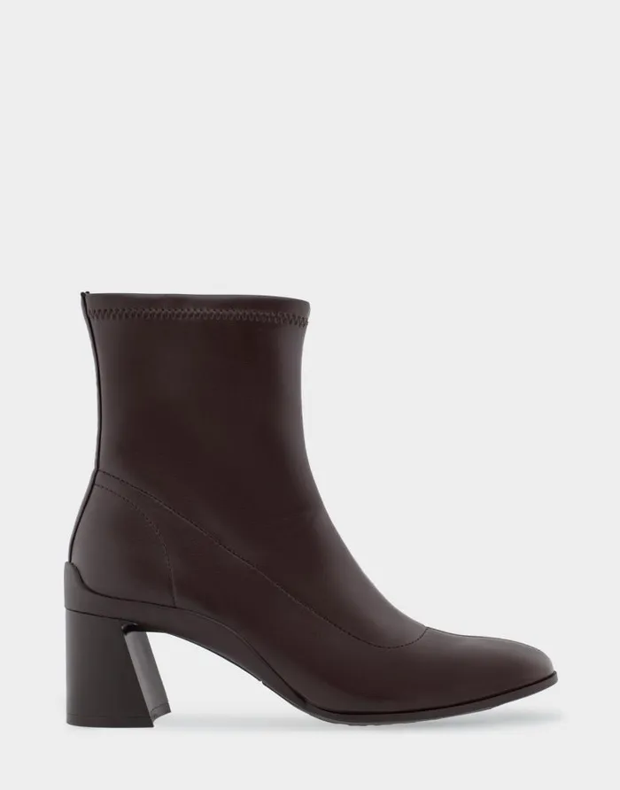 Aerosoles Comfortable Women039s Heeled Ankle Boot In Brown Stretch Faux Leather Brown Stretch Faux Leather Women Ankle Boots Aerosoles Comfortable Women039s Heeled Ankle Boot In Brown Stretch Faux Leather Brown Stretch Faux Leather Women Ankle Boots