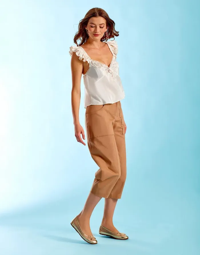 Aerosoles Comfortable Women039s Mesh Knit Ballet Flat In Gold Mesh Combo Mesh Fabric Gold Mesh Combo Women Clogs and Mules
