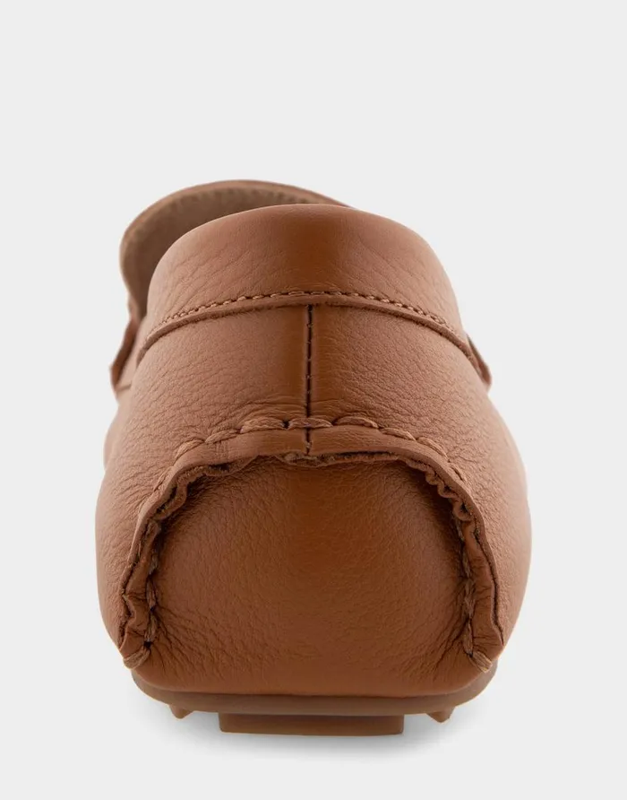 Aerosoles Comfortable Women039s Ornamented Driver In Tan Leather Tan Leather Women Clogs and Mules
