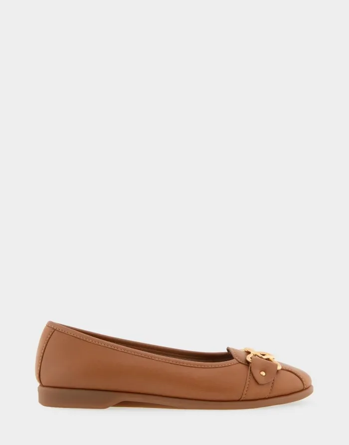 Aerosoles Comfortable Women039s Ornamented Flat In Tan Genuine Leather Tan Genuine Leather Women Dress Aerosoles Comfortable Women039s Ornamented Flat In Tan Genuine Leather Tan Genuine Leather Women Dress
