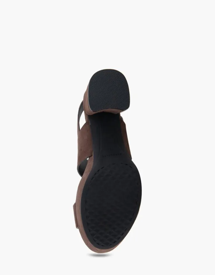 Aerosoles Comfortable Women039s Platform Sandal In Brown Genuine Suede Java Suede Women Dress