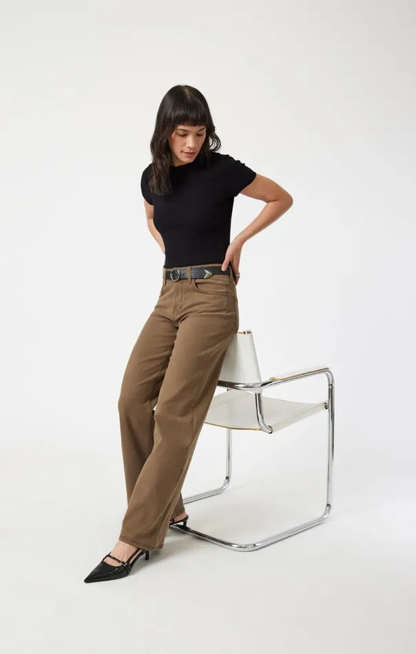 Alena Straight Leg In Brindle Luxe Twill Women Mavi Jeans Pants Alena Straight Leg In Brindle Luxe Twill Women Mavi Jeans Pants