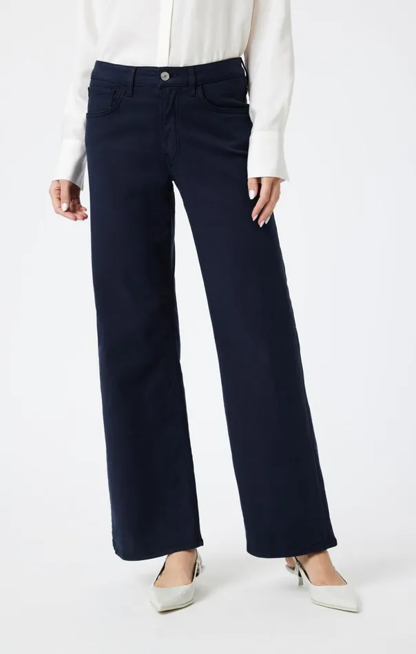 Alena Straight Leg In Midnight Luxe Twill Women Mavi Jeans Pants Alena Straight Leg In Midnight Luxe Twill Women Mavi Jeans Pants