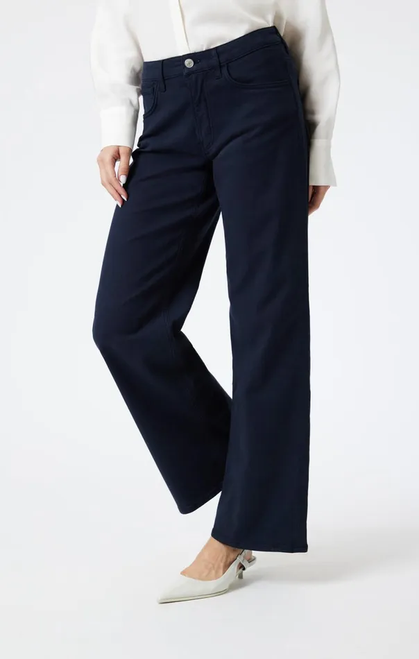 Alena Straight Leg In Midnight Luxe Twill Women Mavi Jeans Pants Alena Straight Leg In Midnight Luxe Twill Women Mavi Jeans Pants