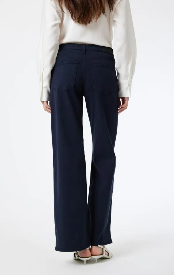 Alena Straight Leg In Midnight Luxe Twill Women Mavi Jeans Pants Alena Straight Leg In Midnight Luxe Twill Women Mavi Jeans Pants