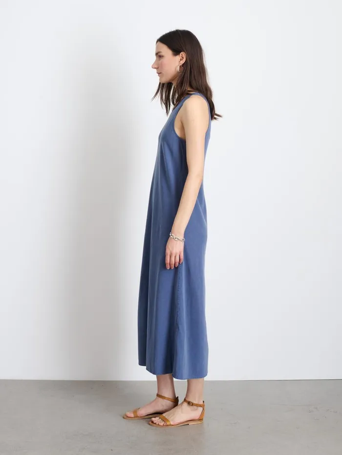 Alex Mill Dresses Skirts Women Scarlett Slip Dress Dusty Blue