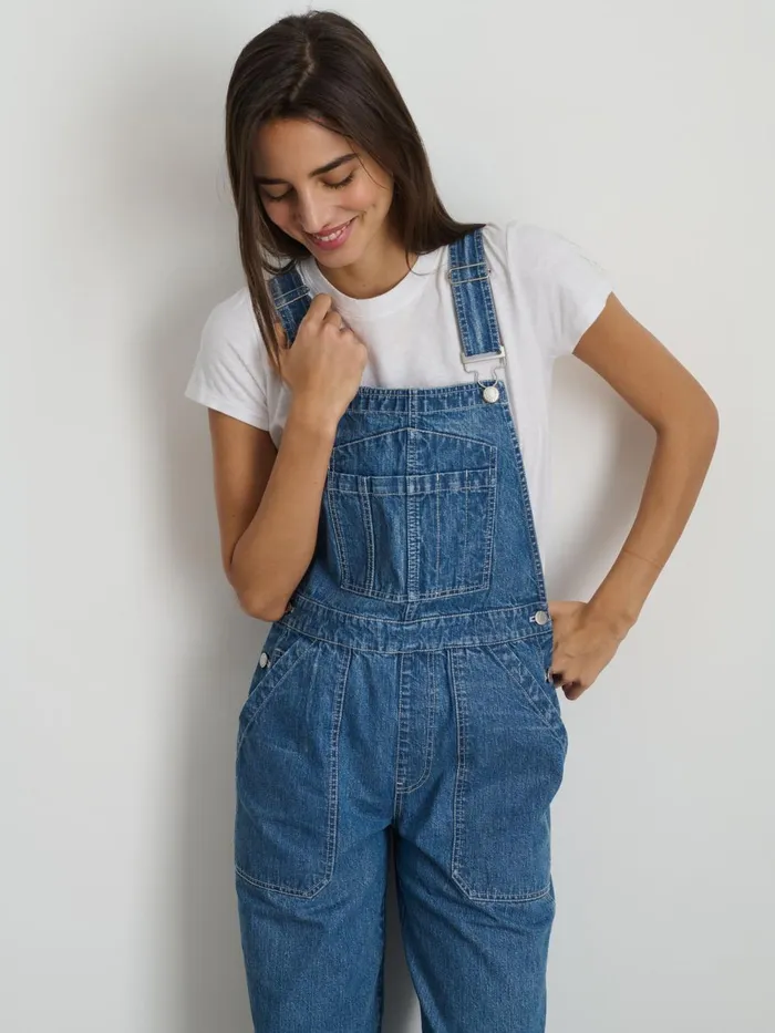 Alex Mill Jumpsuits Women Lili Overall In Denim Paris Medium Wash