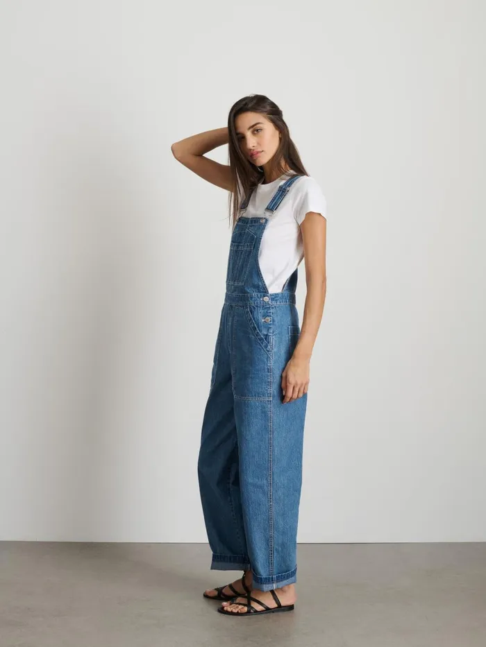 Alex Mill Jumpsuits Women Lili Overall In Denim Paris Medium Wash