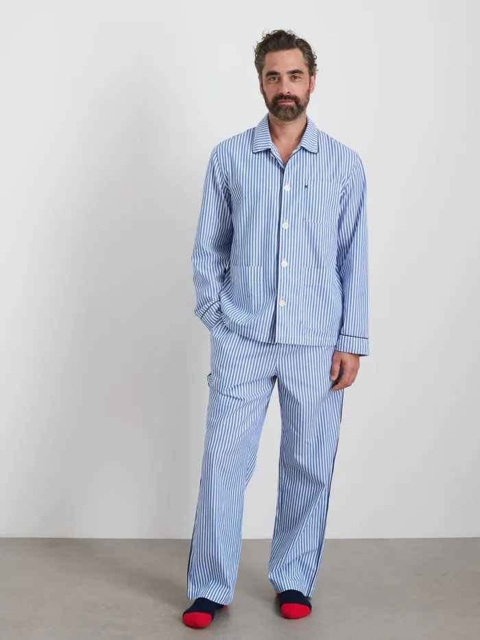 Alex Mill Pajamas Slippers Women P039jimmies Sleep Pant In Stripe Blue Stripe