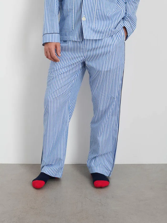 Alex Mill Pajamas Slippers Women P039jimmies Sleep Pant In Stripe Blue Stripe