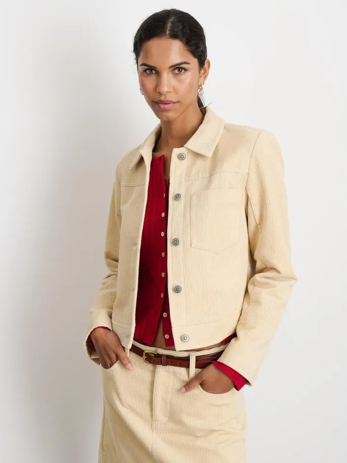 Alex Mill Set Dressing Women Camden Jacket In Corduroy Light Bone