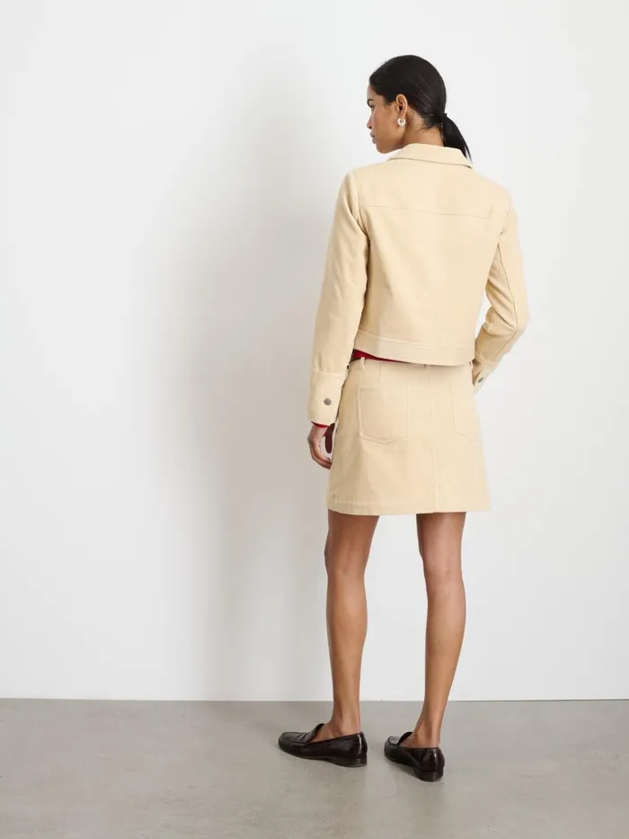 Alex Mill Set Dressing Women Camden Jacket In Corduroy Light Bone