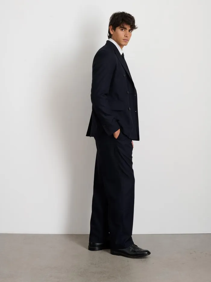 Alex Mill Suiting Blazers Men Henry Double Breasted Blazer In Wool Flannel Navy