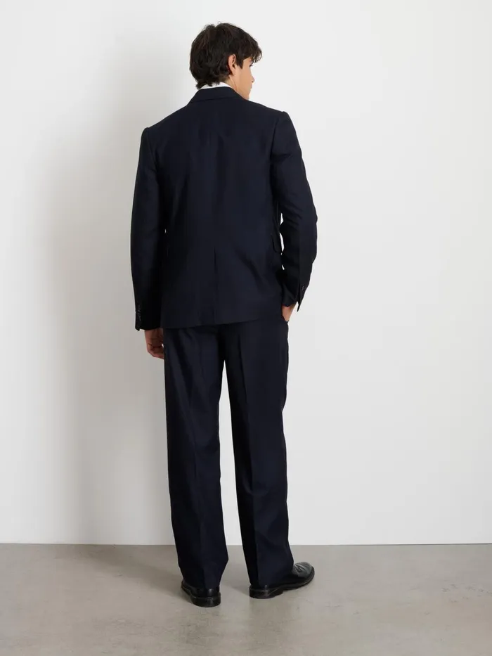 Alex Mill Suiting Blazers Men Henry Double Breasted Blazer In Wool Flannel Navy