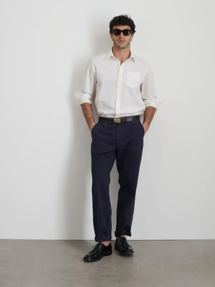Alex Mill Suiting Blazers Men Straight Leg Pant In Vintage Washed Chino Dark Navy