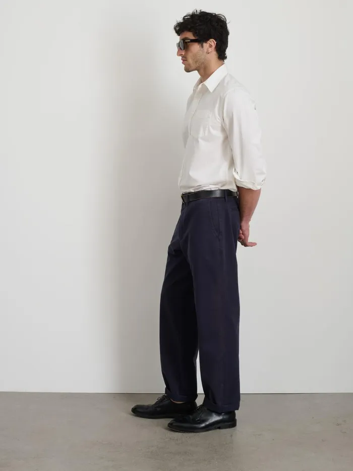 Alex Mill Suiting Blazers Men Straight Leg Pant In Vintage Washed Chino Dark Navy