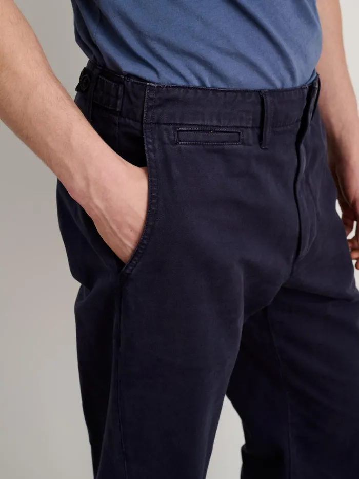 Alex Mill Suiting Blazers Men Straight Leg Pant In Vintage Washed Chino Dark Navy