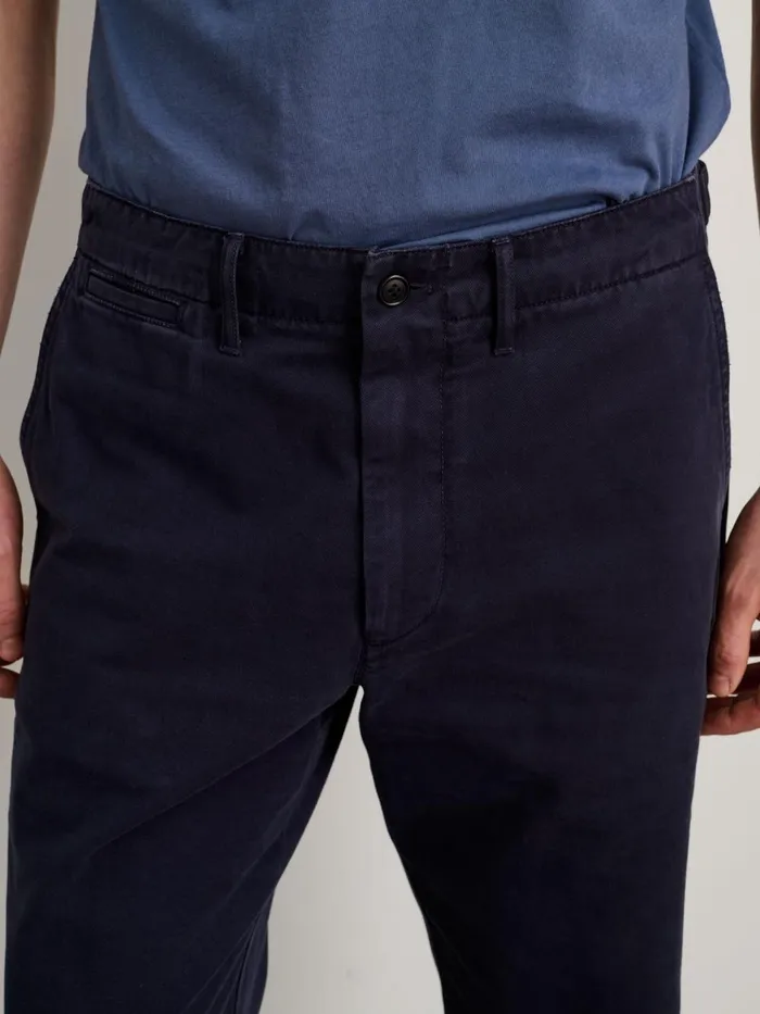Alex Mill Suiting Blazers Men Straight Leg Pant In Vintage Washed Chino Dark Navy