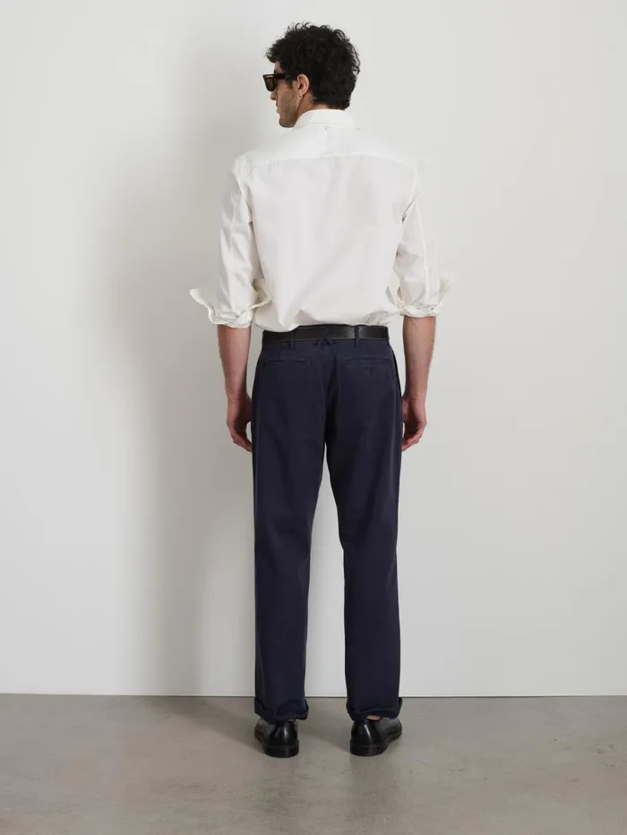 Alex Mill Suiting Blazers Men Straight Leg Pant In Vintage Washed Chino Dark Navy