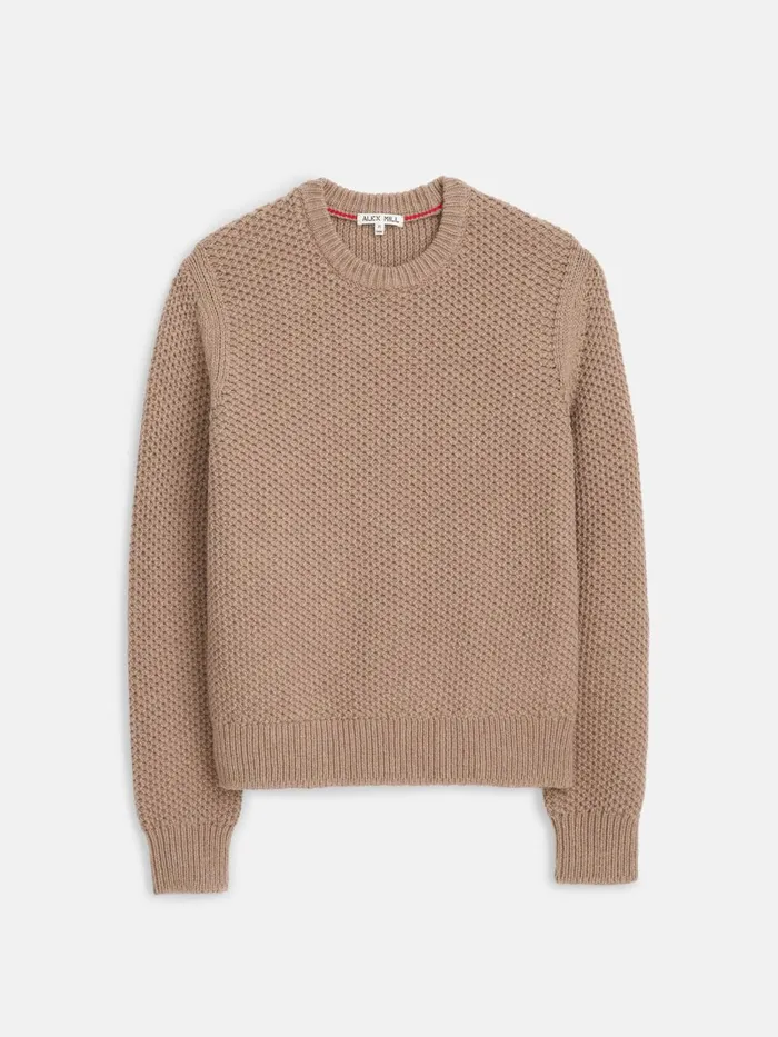 Alex Mill Sweaters Sweatshirts Men Benji Crewneck Sweater Heather Camel