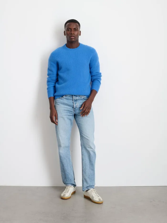 Alex Mill Sweaters Women Jordan Sweater In Washed Cashmere French Blue