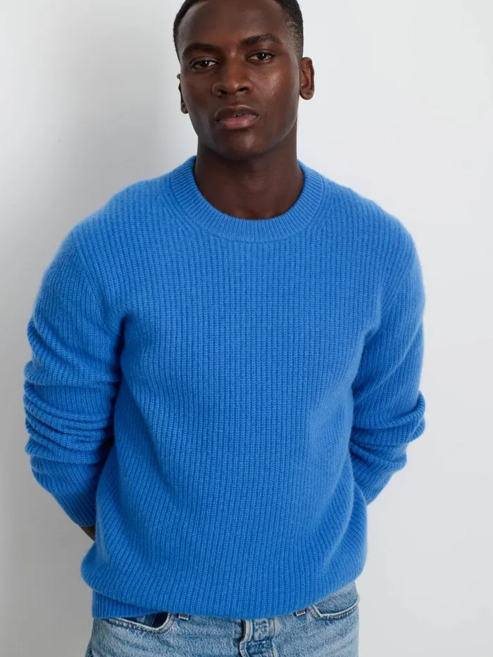 Alex Mill Sweaters Women Jordan Sweater In Washed Cashmere French Blue