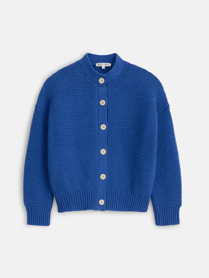 Alex Mill Sweaters Women Nico Cardigan In Cotton Cosmic Blue