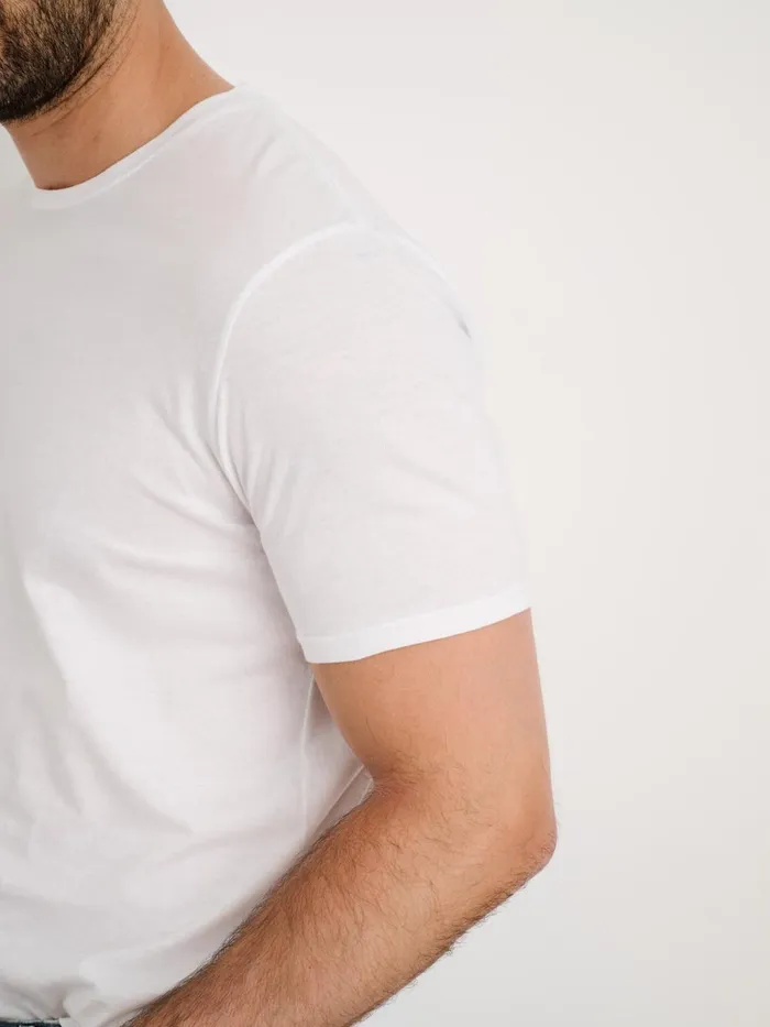 Alex Mill Tees Polos Men Lightweight Mercer Tee White