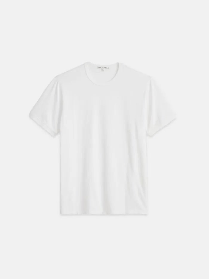 Alex Mill Tees Polos Men Standard TShirt In Slub Cotton White