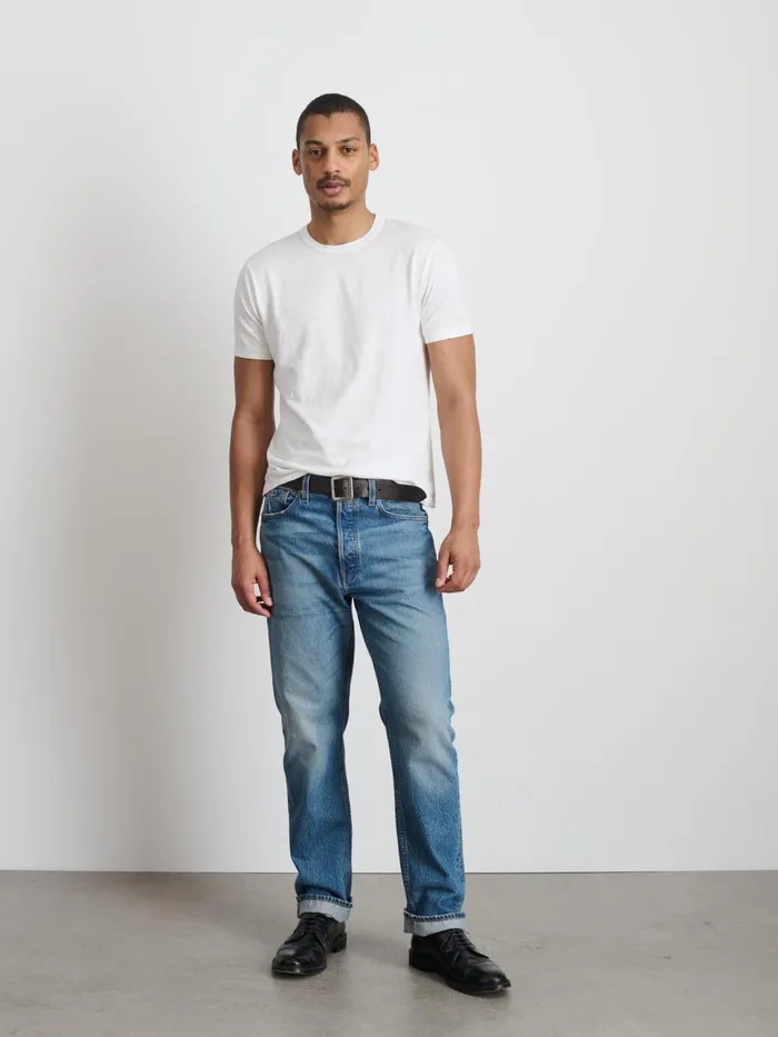 Alex Mill Tees Polos Men Standard TShirt In Slub Cotton White