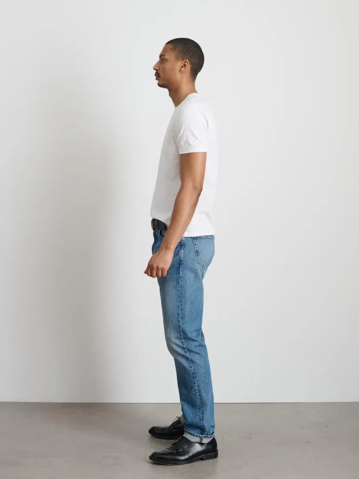 Alex Mill Tees Polos Men Standard TShirt In Slub Cotton White