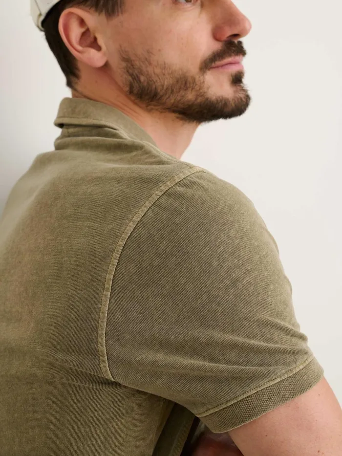 Alex Mill Tees Polos Men Vintage Wash Polo Bay Leaf