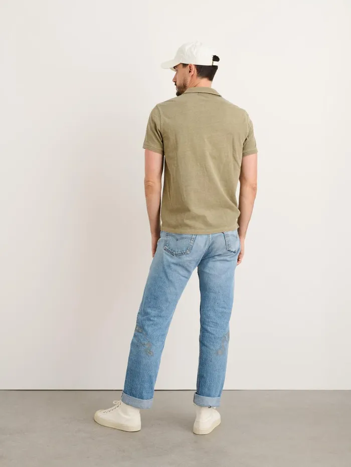 Alex Mill Tees Polos Men Vintage Wash Polo Bay Leaf