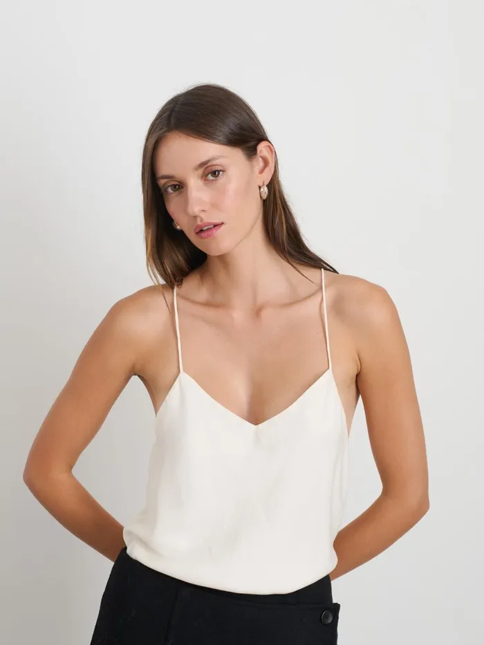 Alex Mill Tees Tanks Women Lauren Cami In Tencel Ivory