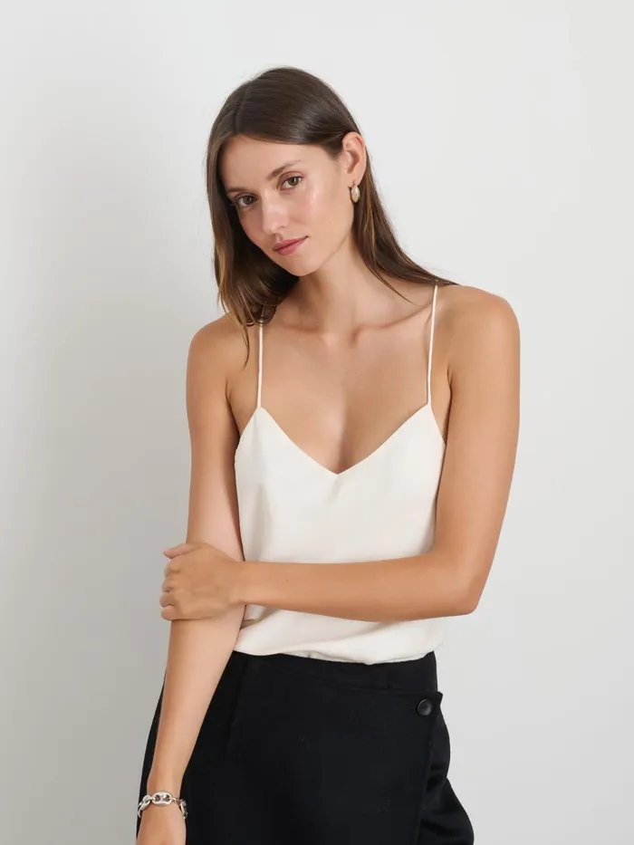 Alex Mill Tees Tanks Women Lauren Cami In Tencel Ivory