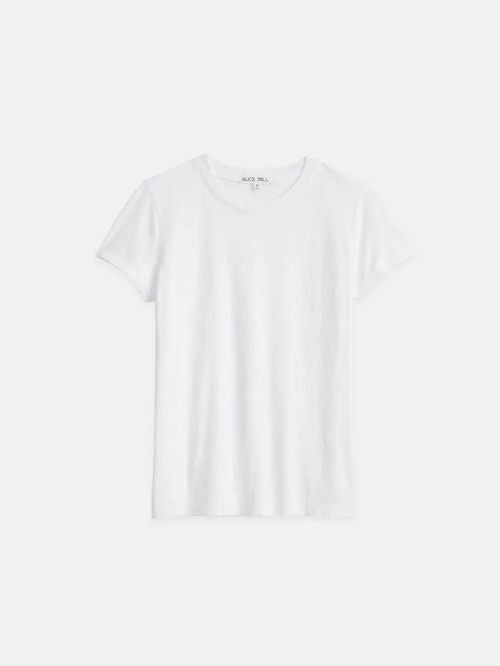 Alex Mill Tees Tanks Women Prospect Tee In Cotton Jersey White