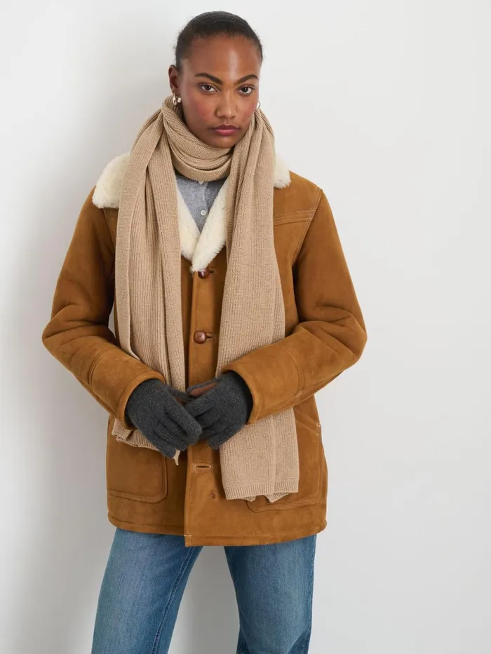 Alex Mill Women Blanket Scarf In Cotton Cashmere Alex Mill Women Blanket Scarf In Cotton Cashmere