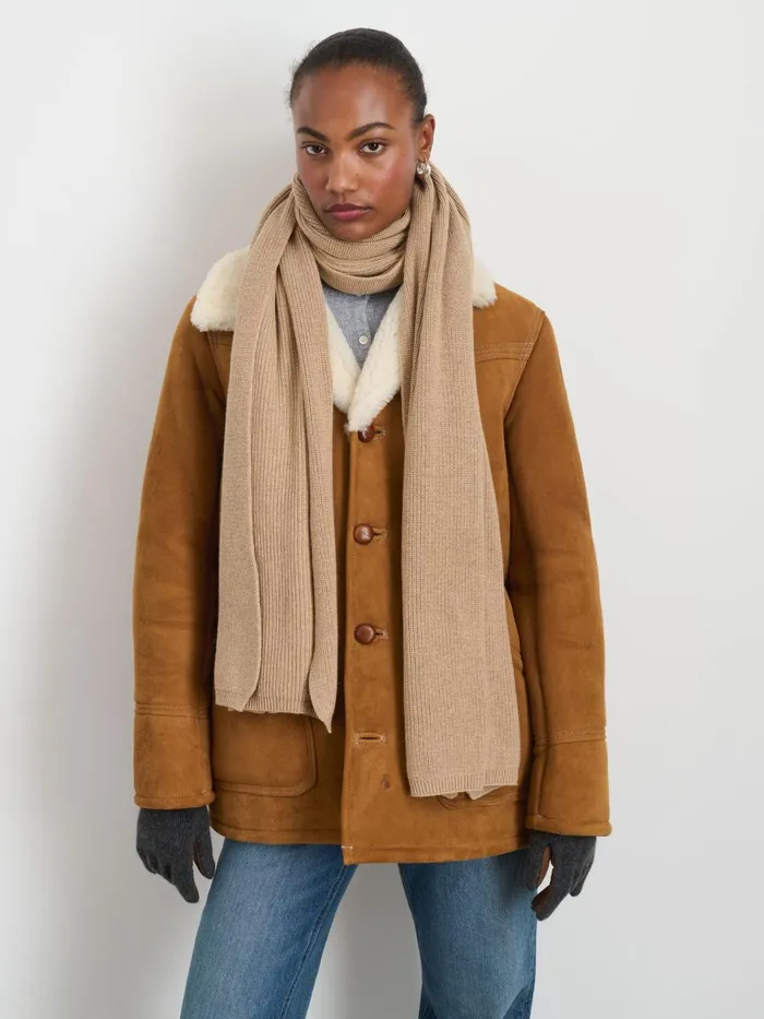 Alex Mill Women Blanket Scarf In Cotton Cashmere Alex Mill Women Blanket Scarf In Cotton Cashmere