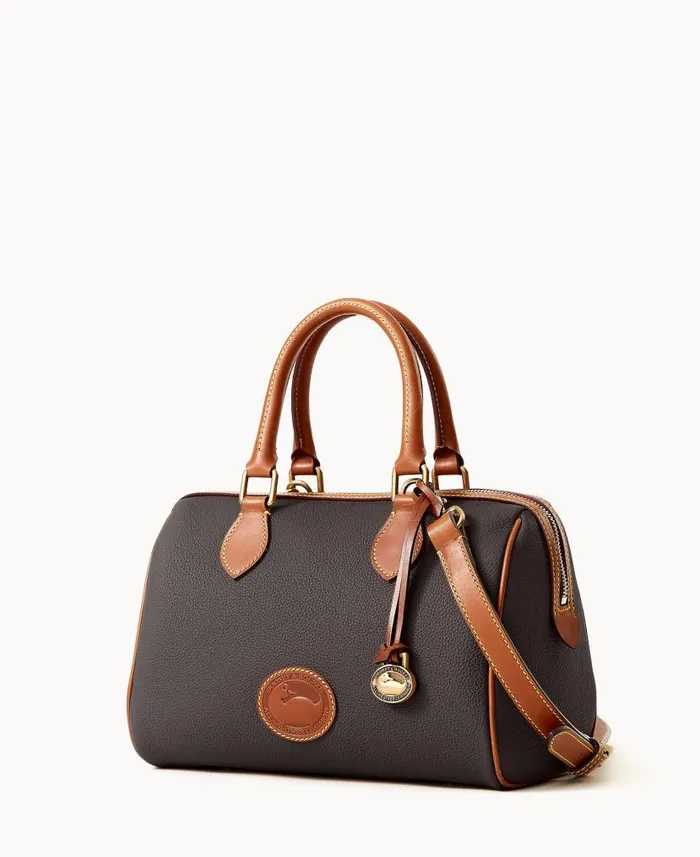 All Weather Leather 30 Barrel Satchel 28 Black Woman Dooney and Bourke Satchels All Weather Leather 30 Barrel Satchel 28 Black Woman Dooney and Bourke Satchels