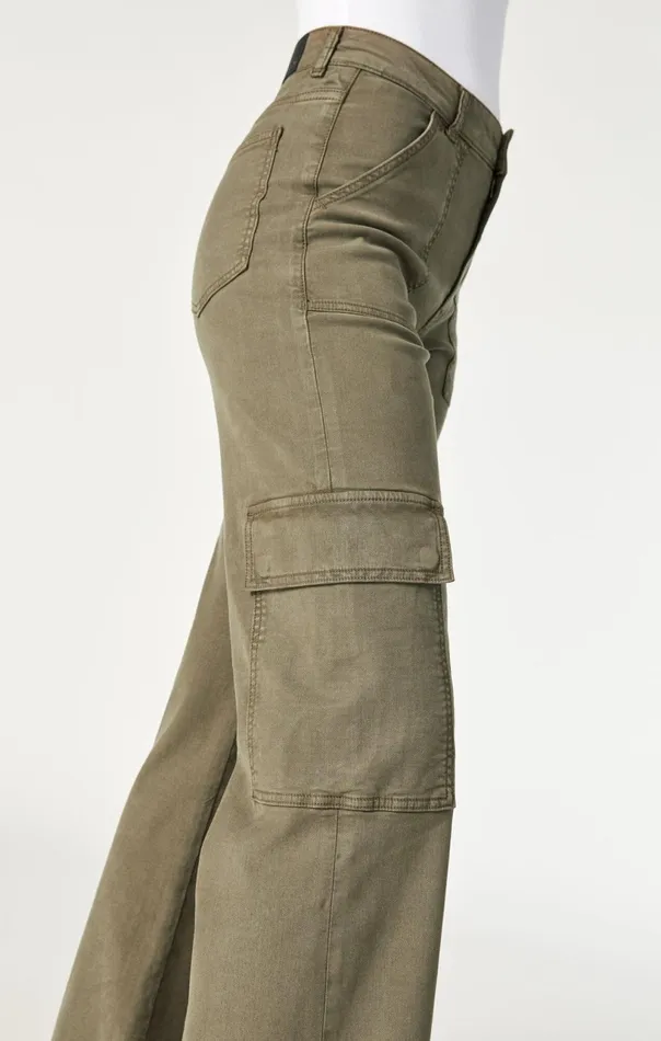 Alva Straight Cargo Pants In Capers Luxe Twill Women Mavi Jeans Pants Alva Straight Cargo Pants In Capers Luxe Twill Women Mavi Jeans Pants