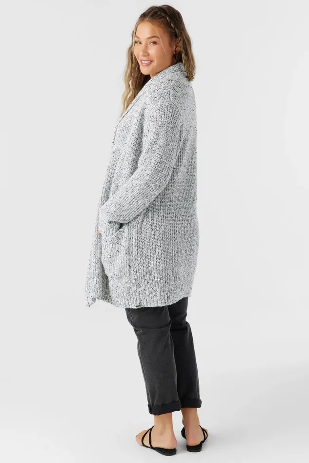 AMARA LONG CARDIGAN SWEATER Winter White Women O039NEILL Clothing