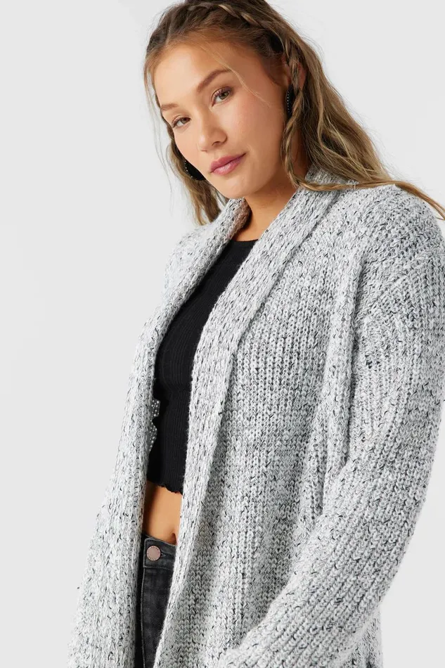 AMARA LONG CARDIGAN SWEATER Winter White Women O039NEILL Clothing