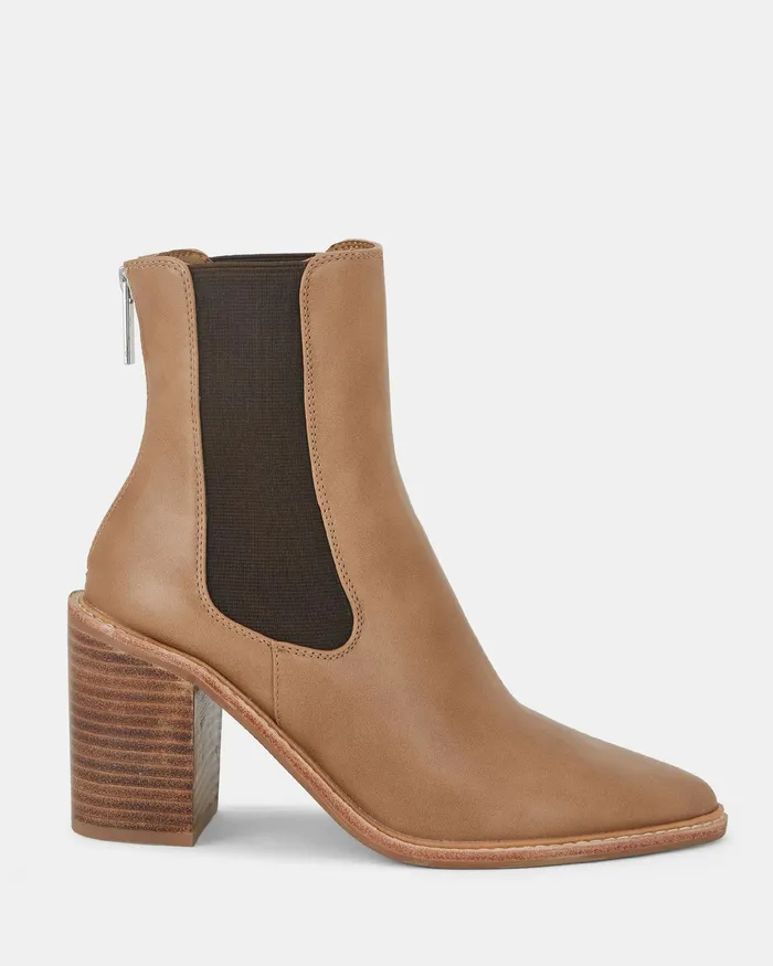 Ankle Boots NOVO Shoes Women KOMPTON CAMEL