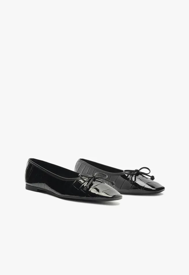 Arissa Ballet Flat Black Women Schutz Shoes Ballerinas